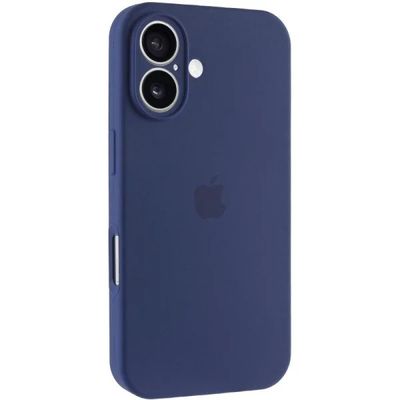 Чохол Silicone Case Full Protective (AA) для Apple iPhone 17 (6.3) (Синій / Deep navy) 00081608 Чехол