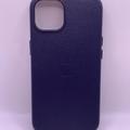 Шкіряний чохол Leather Case (AA Plus) with MagSafe для Apple iPhone 13 (6.1) (Violet) 57472