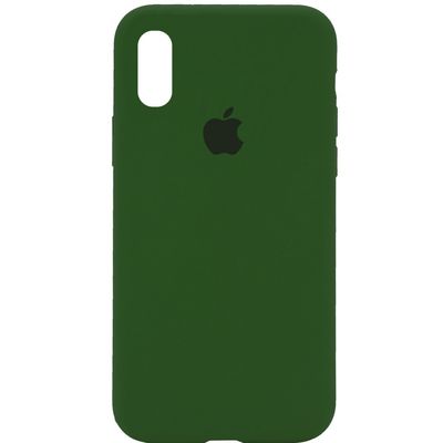 Silicone Case Full Protective (AA) для Apple iPhone XR (6.1) (Зеленый / Light cactus) 34365 34365* Чехол