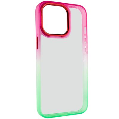 TPU+PC Fresh sIPhone series для Apple iPhone 14 (6.1) (Салатовый / Розовый) 55598 55598* Чехол