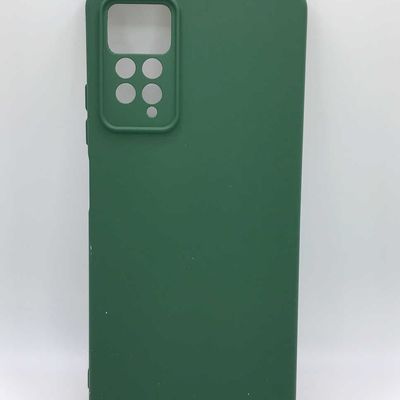 Чохол Silicone Cover Lakshmi Full Camera (A) для Xiaomi Redmi Note 11 Pro 4G/5G / 12 Pro 4G (Зелений / Dark green) 54563 Чехол