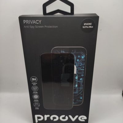 Захисне скло  Privacy iPhone 16 Pro Max (black) PGPPRI16PM01 Proove