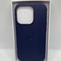 Шкіряний чохол Leather Case (AAA) with MagSafe для Apple iPhone 14 Pro (6.1) (Ink) Китай