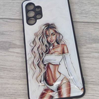 TPU+PC чехол Prisma Ladies для Samsung Galaxy A32 4G (White) 47286 Чехол