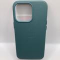 Кожаный чехол Leather Case (AA) with MagSafe для Apple iPhone 13 Pro (6.1) (Pine green) 55250 Китай