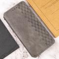 Шкіряний чохол книжка GETMAN Cubic (PU) для Xiaomi Redmi Note 13 5G (Сірий) 68728 68728 Чехол