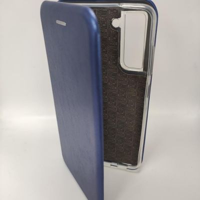 Шкіряний чохол (книжка) Classy для Samsung Galaxy S21 FE (Синій) 65861 Чехол