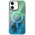 Чохол TPU Shiny Mountain (MagFit) для Apple iPhone 14 / 13 (6.1) (Green / Blue) 00077649 00077649* Чехол