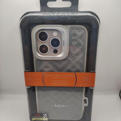 Чохол Kajsa Rhombus Collection with Magnetic Ring iPhone 16 Pro Max (gray) 59678 59678 Чехол