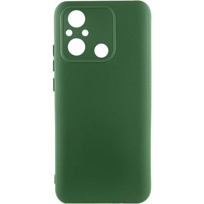Чохол Silicone Cover Lakshmi Full Camera (A) для Xiaomi Redmi 12C (Зелений / Dark green) 63852 63852* Чехол