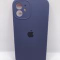 Чохол Silicone Case Full Camera Protective (AA) для Apple iPhone 12 (6.1) (Темно-синій / Midnight blue) 00042250 00042250* Чехол