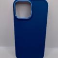 TPU чехол Bonbon Metal Style для Apple iPhone 13 Pro Max (6.7) (Синий / Denim Blue) 55085 Чехол