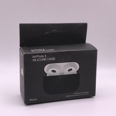 Чохол Силиконовый футляр для наушников AirPods 3 (Черный / Black) 51911 51911*