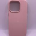 Шкіряний чохол Leather Case (AA Plus) with MagSafe для Apple iPhone 14 Pro (6.1) (Sand Pink) 57475 57475* 57475