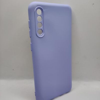 Чохол TPU GETMAN Liquid Silk Full Camera для Samsung Galaxy A50 (A505F) / A50s / A30s (Бузковий / Dasheen) 73791 Чехол