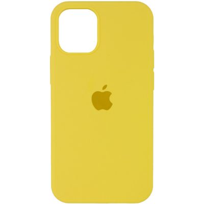 Чохол Silicone Case Full Protective (AA) для Apple iPhone 15 (6.1) (Жовтий / Yellow) 65416 65416* Чехол