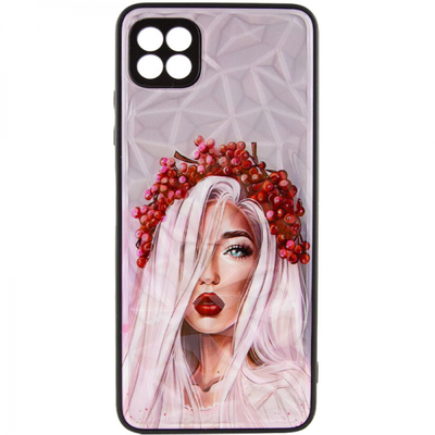 TPU+PC чехол Prisma Ladies для Samsung Galaxy A22 5G (Ukrainian Girl) 58233 58233* Чехол