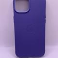 Шкіряний чохол Leather Case (AA Plus) with MagSafe для Apple iPhone 14 (6.1) (Wisteria) 57473 57473* 57473