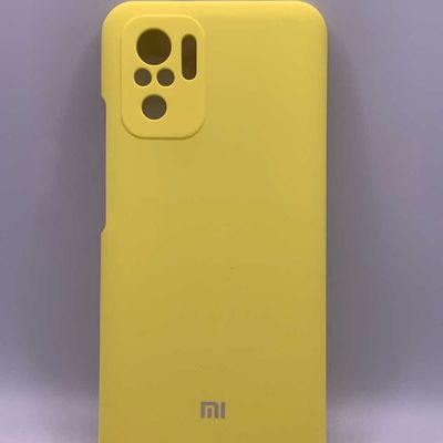 Чохол Silicone Cover Full Camera (AAA) для Xiaomi Redmi Note 10 / Note 10s (Жовтий / Bright Yellow) 48213 48213 48213* Китай