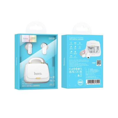 Бездротові навушники HOCO DES35 Dawn handbag BT headset White Hoco