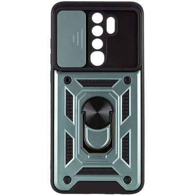 Ударостійкий чохол Camshield Serge Ring для Xiaomi Redmi Note 8 Pro (Зелений) 47753 Чехол