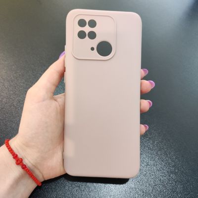 Чохол Silicone Cover Lakshmi Full Camera (A) для Xiaomi Redmi 10C (Рожевий  / Pink Sand) 54934 Чехол