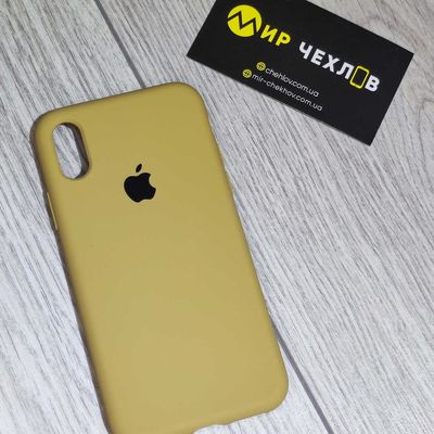 Чохол IPhone Xs silicon case full / Китай