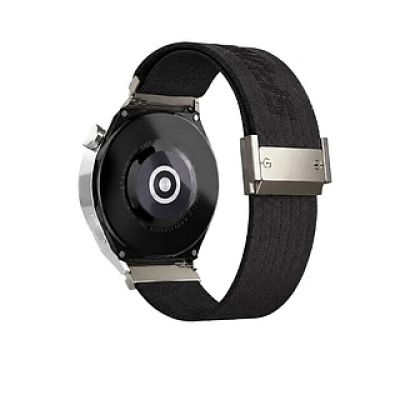 Ремінець Nylon Metal Lock Універсальний 22 mm Black 789537