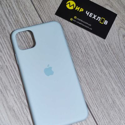 Чохол IPhone 11 Pro Max silicon case Full cover seafoam Китай