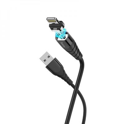Кабель  X63 Racer Magnetic Lightning (1m) (black) 33554 33554 Hoco