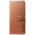 Шкіряний чохол книжка GETMAN Gallant (PU) для Xiaomi Redmi 12C (Коричневий) 63413