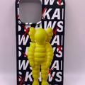 Чохол Bears & Kaws Matt Case (Nprint) iPhone 14 Pro Max (kaws yellow) 40092 Китай