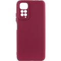 Чохол Silicone Cover Lakshmi Full Camera (A) для Xiaomi Redmi 10 (Бордовий / Marsala) 56961 Чехол