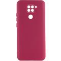 Чохол Silicone Cover Lakshmi Full Camera (A) для Xiaomi Redmi Note 9 / Redmi 10X (Бордовий / Marsala) 57533 Чехол