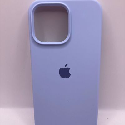 Чохол Silicone Case Full Protective (AA) для Apple iPhone 15 Pro Max (6.7) (Блакитний / Lilac Blue) 00065420 00065420* Чехол