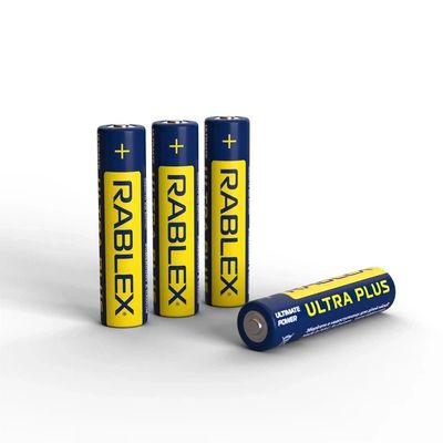 Батарейки RABLEX SUPER POWER ALKALINE 1.5V AAA LR03 (4шт/40шт/1000шт) 64028