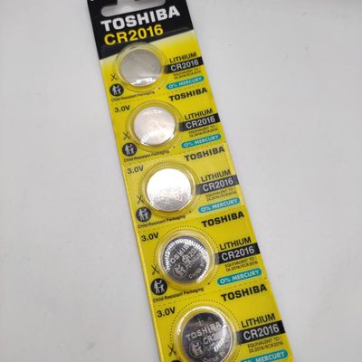 Батарейки Toshiba CR2016 BP 3V 5шт 77745