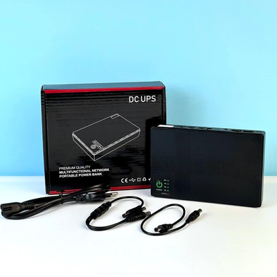 Джерело безперебійного живлення UPS DC1018P 10400mAh, USB/ DC: 9V/12V (Чорний) 48392