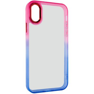 TPU+PC Fresh sIPhone series для Apple iPhone X / XS (5.8) (Синий / Розовый) 55613 55613* 55613 Чехол