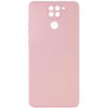 Силіконовий чохол Candy Full Camera для Xiaomi Redmi Note 9 / Redmi 10X (Рожевий / Pink Sand) 65857 Чехол