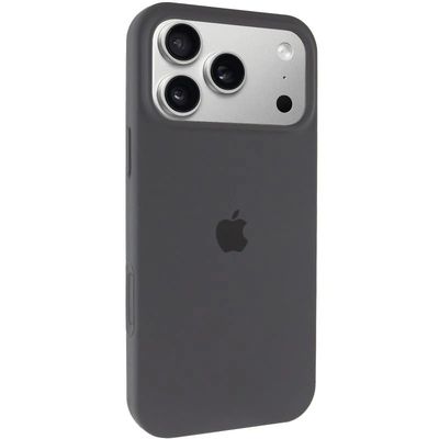 Чохол Silicone Case Full Protective (AA) для Apple iPhone 17 Pro Max (6.9) (Сірий / Dark Gray) 00081611 Чехол