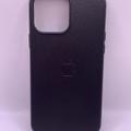 Шкіряний чохол Leather Case (AA Plus) with MagSafe для Apple iPhone 13 Pro Max (6.7) (Black) 57470