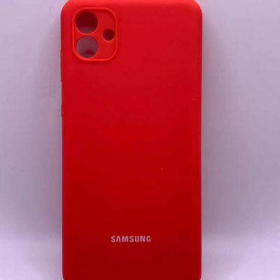 Чехол Silicone Cover Full Camera (AA) для Samsung Galaxy A04 (Красный / Red) 59145 59145* Китай