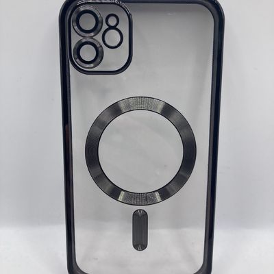 Чохол Metal Matte Case with Magnetic Ring iPhone 11 (black) 54521 Чехол