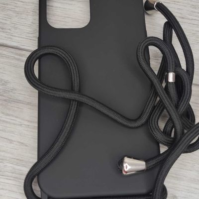 Чохол IPhone 12 Pro Max Wave Lanyard Case black 72307 Китай