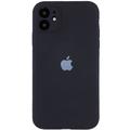 Чохол Silicone Case Full Camera Protective (AA) для Apple iPhone 12 (6.1) (Чорний / Black) 00042250 Чехол