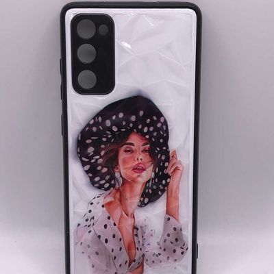 TPU+PC чехол Prisma Ladies для Samsung Galaxy S20 FE (Girl in a hat) 41999 Чехол