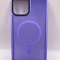 TPU+PC чохол Metal Buttons with MagSafe Colorful для Apple iPhone 12 Pro Max (6.7) (Бузковий) 64995 64995 Чехол