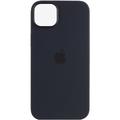 Чохол Silicone case (AAA) full with Magsafe для Apple iPhone 14 Pro Max (6.7) (Чорний / Midnight) 57032