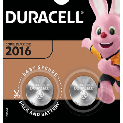 Батарейка DURACELL DL2016 DSN уп. 1х5 шт. 41924